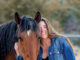 Belle Shook of Equine Guidance with one of her horses