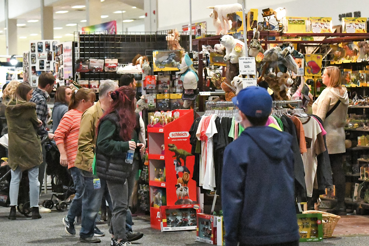 Shopping at the event