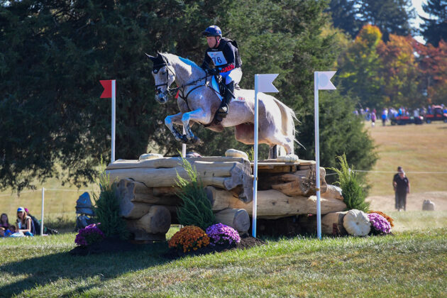 2024 Maryland 5 Star at Fair Hill winners Oliver Townend and Ballaghmor Class during the cross-country phase