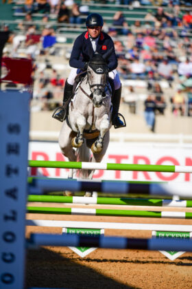 2024 Maryland 5 Star at Fair Hill winners Oliver Townend and Ballaghmor Class during the show jumping phase