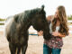 A girl with her horse