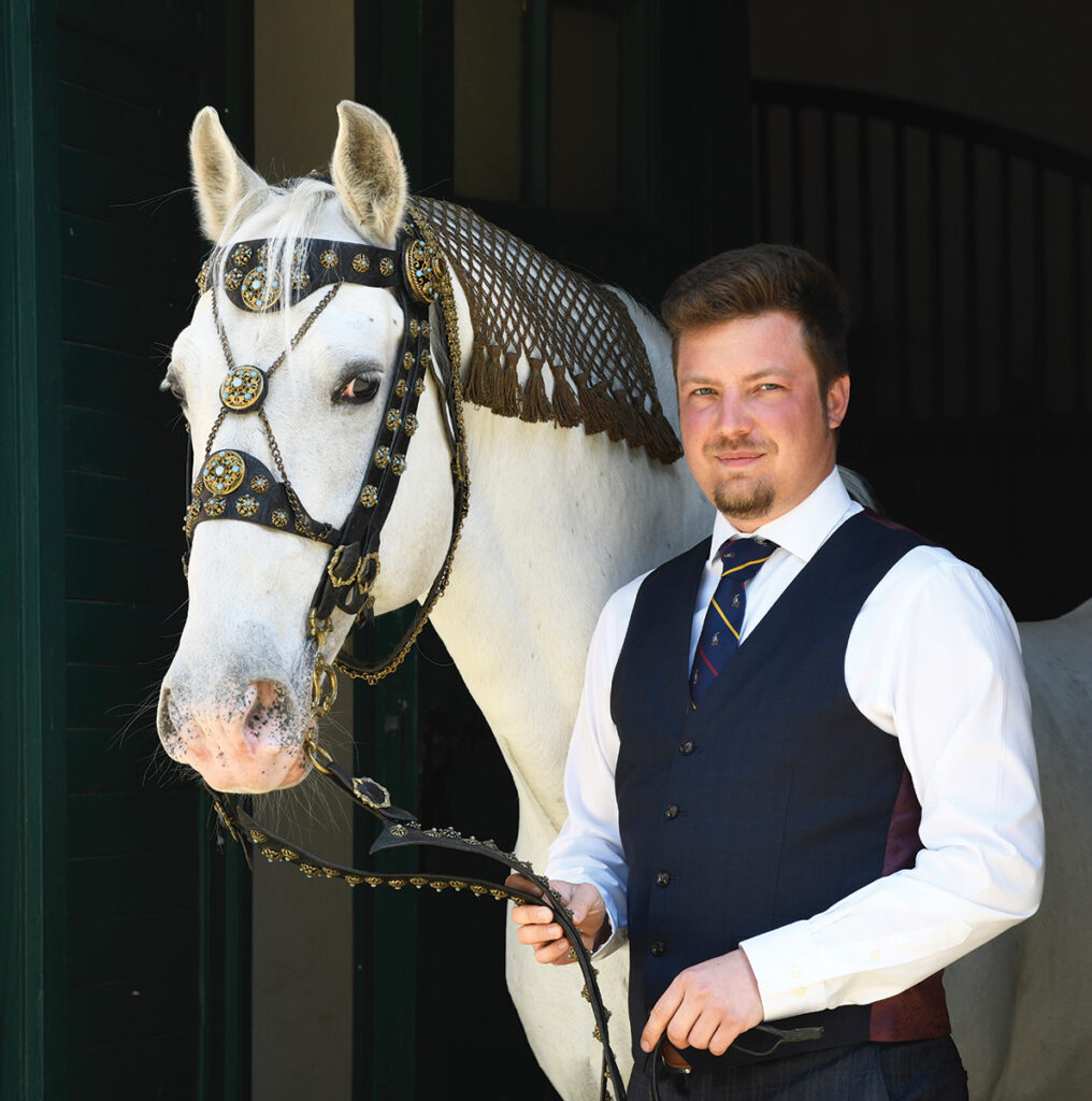 Director of Szilvásvárad with a stallion