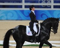 Courtney King Dye and Harmony’s Mythilus competed at the 2008 Olympics in Hong Kong