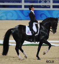 Courtney King Dye and Harmony’s Mythilus competed at the 2008 Olympics in Hong Kong