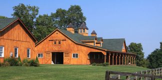 barn and fence