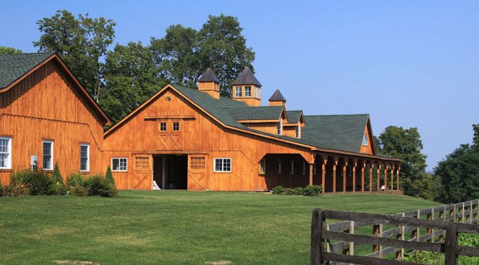 barn and fence