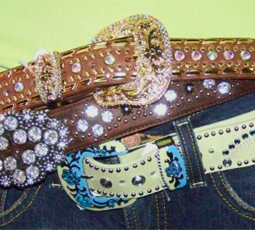 bling belts