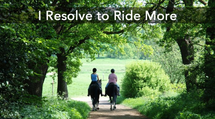 resolve to ride more