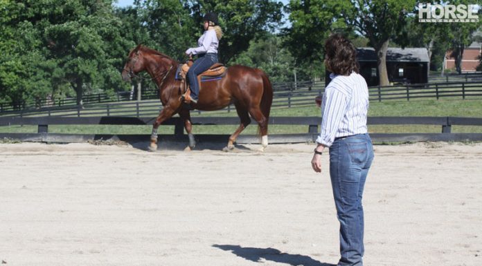 riding lesson western