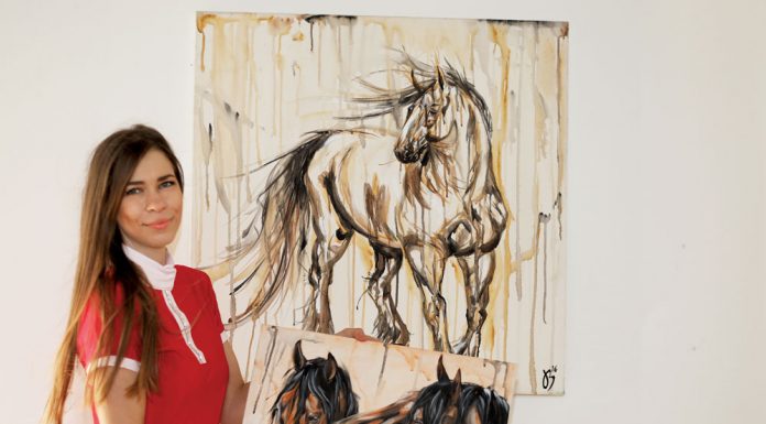 Equine artist Kasia Bukowska