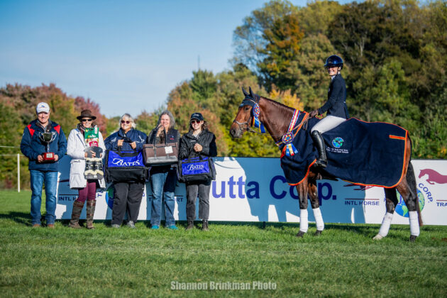 The 4-Year-Old Young Event Horse winners Madison Temkin and Prime Star