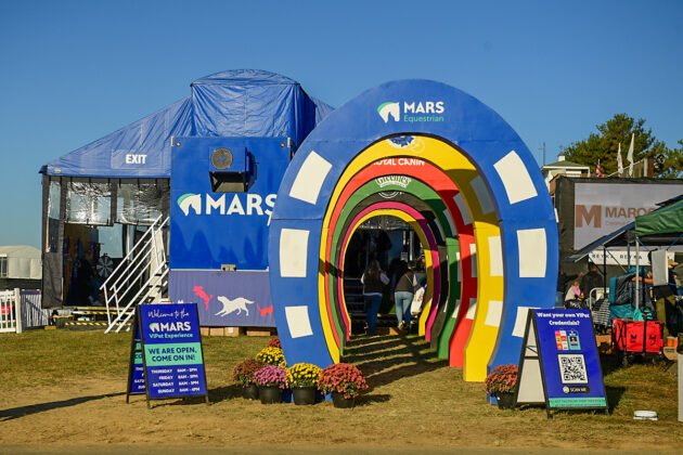 The MARS VIPet Experience Chalet at the 2024 Maryland 5 Star at Fair Hill