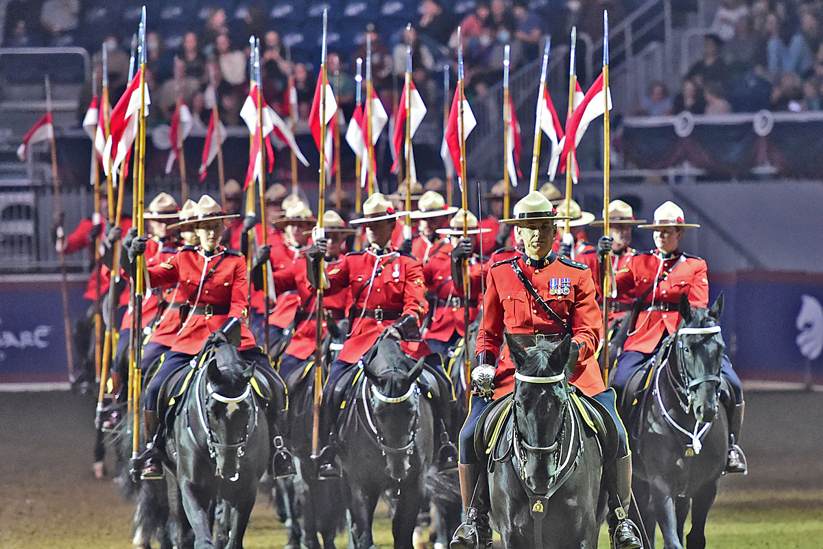 The Royal Canadian Mounties at the Royal Winter Fair