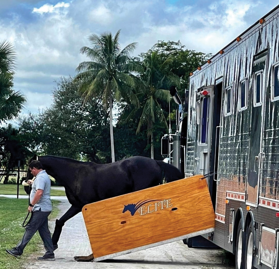 Unloading off a van