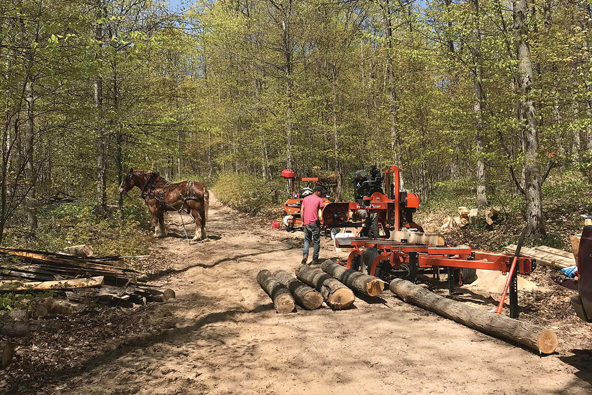 A draft being used for logging.