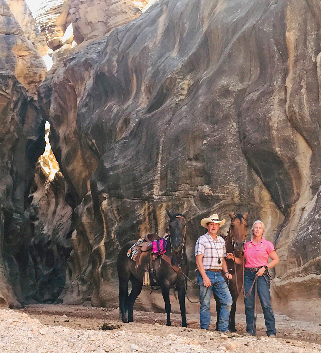 Trail riders in Bryce Canyon National Park