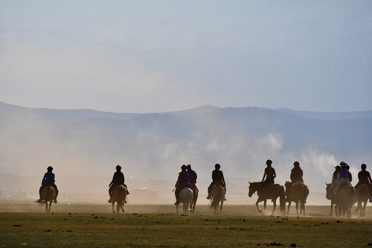 A Mongolian ride on horses for charity