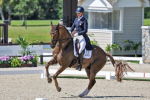 Adrienne Lyle riding Helix. The pair will compete together as part of the U.S. Olympic Dressage Team at the 2024 Paris Olympics.