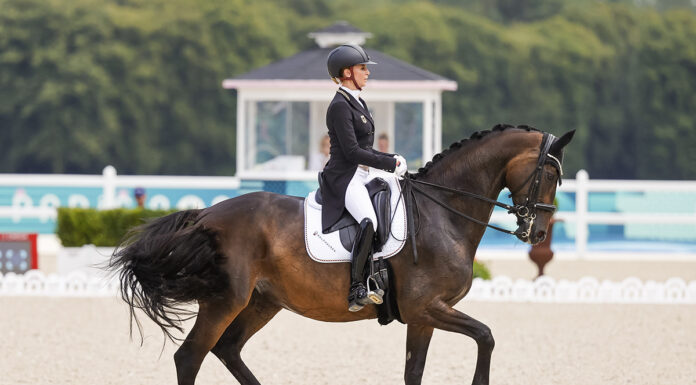 Jessica von Bredow-Werndl and TSF Dalera BB top the leaderboard with 82.065 percent on day two of Grand Prix Dressage Qualifiers at the 2024 Paris Olympics