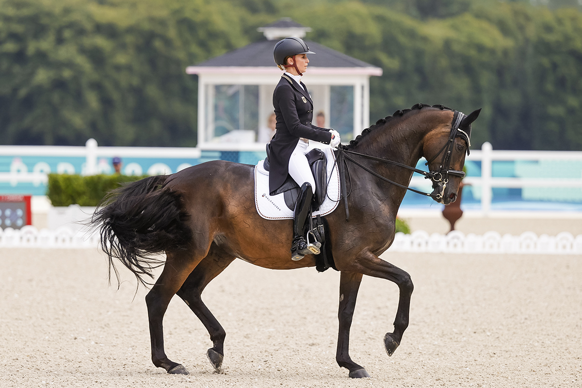 Jessica von Bredow-Werndl and TSF Dalera BB top the leaderboard with 82.065 percent on day two of Grand Prix Dressage Qualifiers at the 2024 Paris Olympics