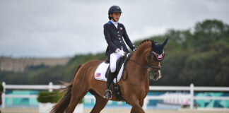 Fiona Howard and Diamond Dunes take bronze in Grade II para dressage at the Paralympics