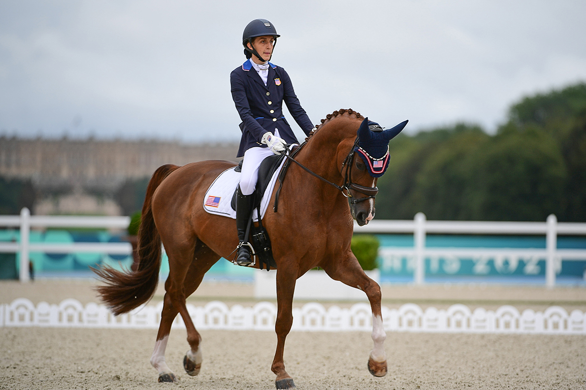 Fiona Howard and Diamond Dunes of the U.S. Paralympic Dressage Team