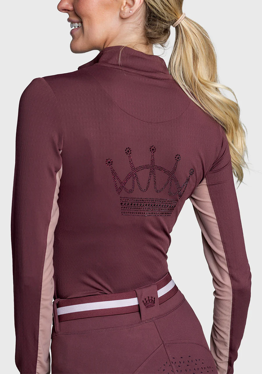 Kastel Denmark Cabernet Tonal Crown ¼ Zip.