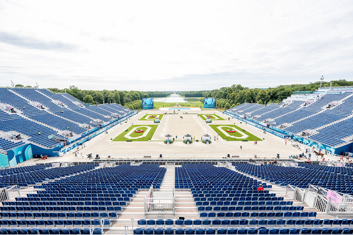 The Paris 2024 equestrian venue at the Palace of Versailles