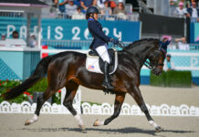 Rebecca Hart and Floratina scored a personal best of 78.567% to clinch gold for the U.S. Para Dressage Team at the Paris 2024 Paralympics