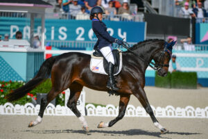 Rebecca Hart and Floratina scored a personal best of 78.567% to clinch gold for the U.S. Para Dressage Team at the Paris 2024 Paralympics