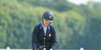 Roxanne Trunnell and Fan Tastico H in Grade I Freestyle at the Paris 2024 Paralympics