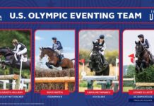 The updated U.S. Olympic Eventing Team