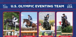 The updated U.S. Olympic Eventing Team