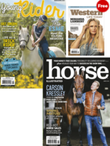 Young Rider and Horse IIIustrated Print Subscription Combo Deal