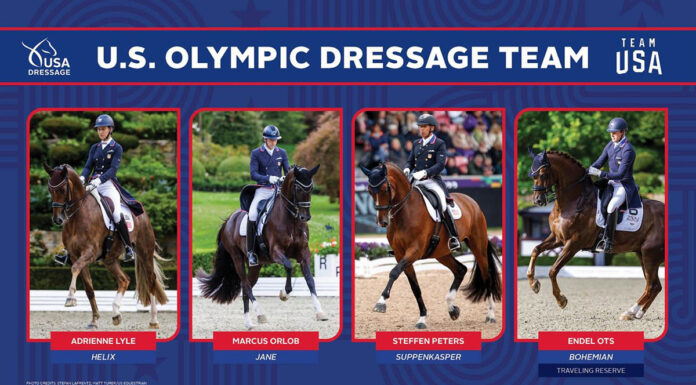 The U.S. Olympic Dressage Team